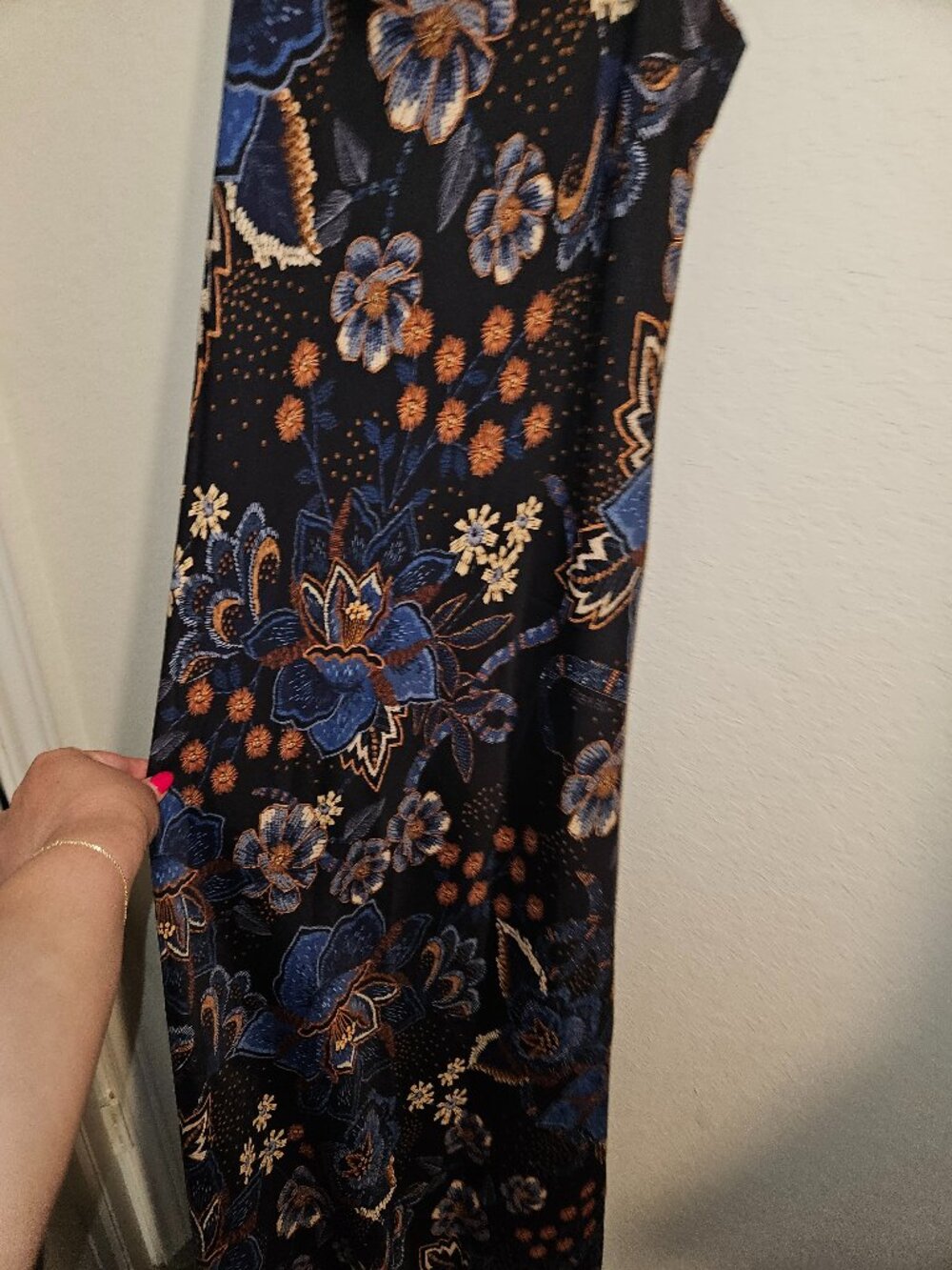 NWT L FARM Rio Snakes Bouquet Maxi Slip Dress - Picture 10 of 12